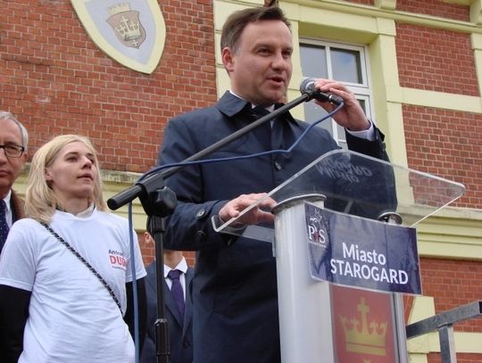 Już dziś na starogardzkim Rynku wiec poparcia Andrzeja Dudy