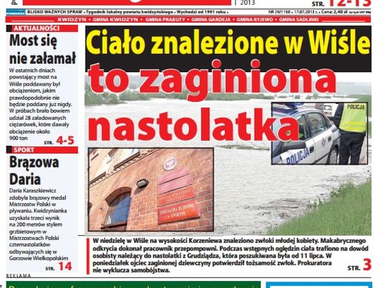 Już na Was czeka kolejny Kurier Kwidzyński