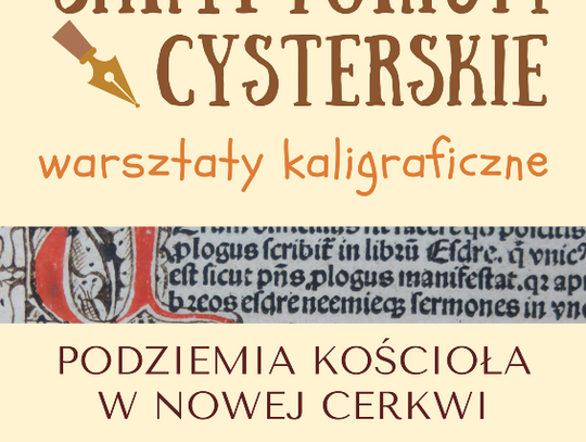 Już w sobotę Scryptorium Cysterskie
