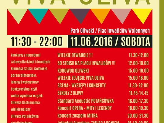 Już w sobotę Viva Oliwa!