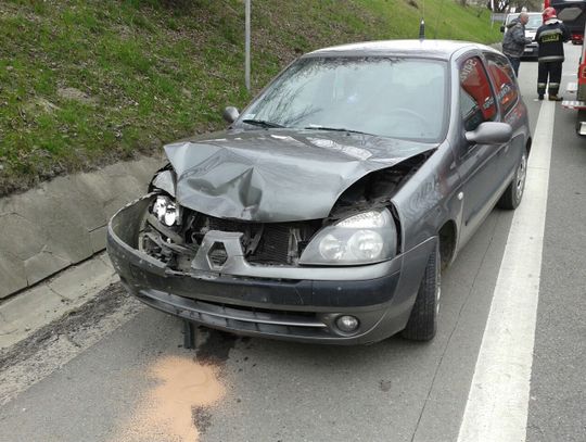 Karambol na „jedynce” w Tczewie. Ranny w szpitalu