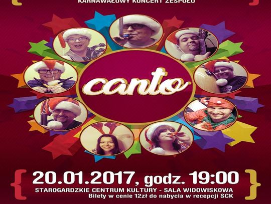 Karnawałowy koncert zespołu "CANTO"