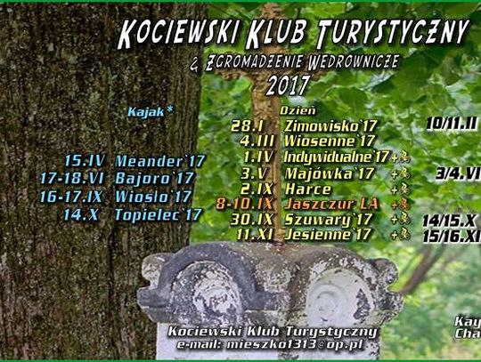 Kiedy na marsz? Kalendarz nadchodzących Imprez na Orientację w 2017 roku