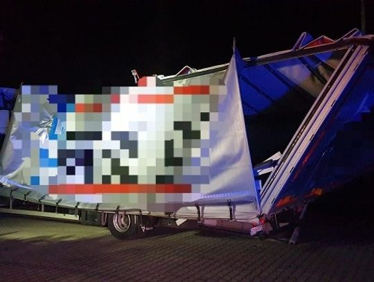 Kierował ciężarowym autem mając blisko 2 promile – został zatrzymany przez policję