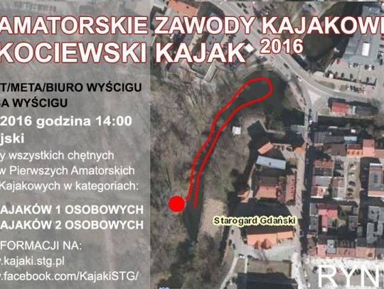 Kociewski Kajak po Wierzycy. Amatorskie Zawody Kajakowe