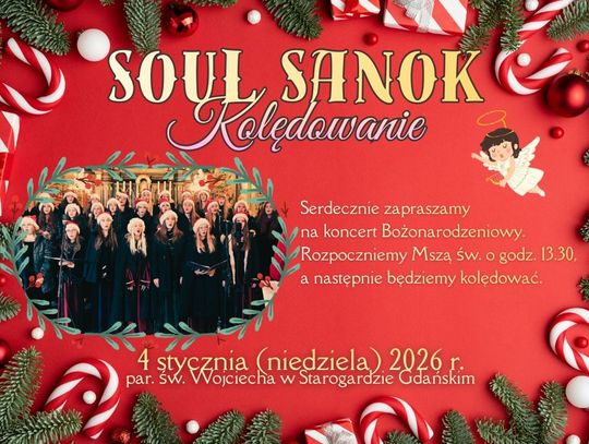 Kolędowanie z zespołem Soul Sanok w Starogardzie Gdańskim