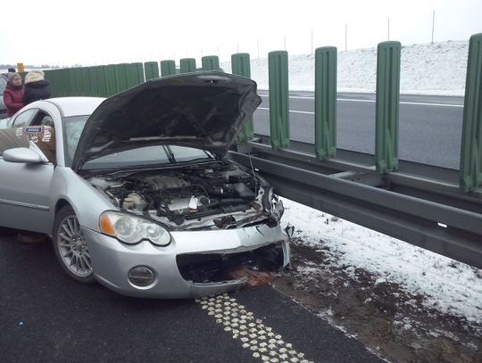Kolizja na A1. Cztery samochody zderzyły się na autostradzie