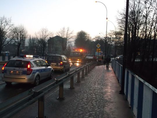 Kolizja na wiadukcie 800-lecia Tczewa