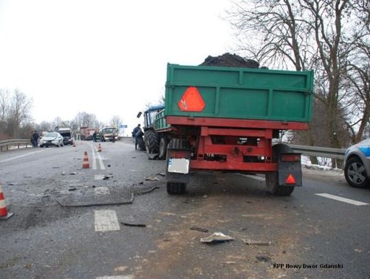 KOLIZJA SIEDMIU POJAZDÓW