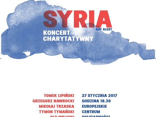 koncert charytatywny "Syria Art Alert"