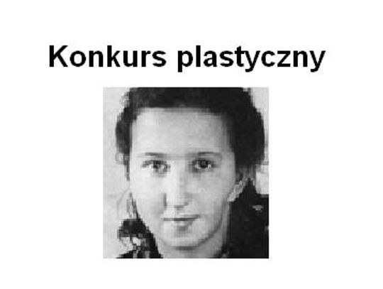  Konkurs plastyczny upamiętniający Danutę Śledzikównę "Inkę" 