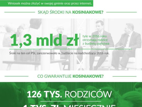 &quot;Kosiniakowe&quot; Kto otrzyma 1000 zł przez rok na dziecko?