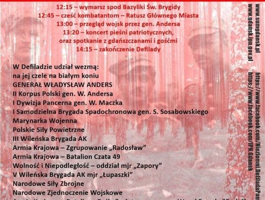 Krajowa Defilada Pamięci Żołnierzy Niezłomnych Gdańsk 2015