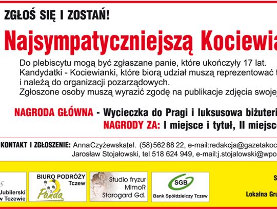 Kto zostanie "Najsympatyczniejszą Kociewianką"?