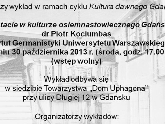 Kultura dawnego Gdańska