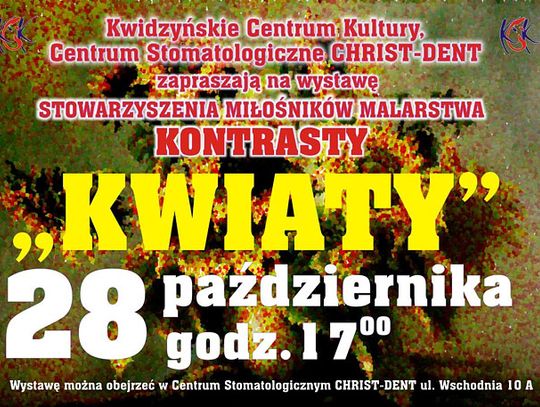 Kwiatowa wystawa „Kontrastów”