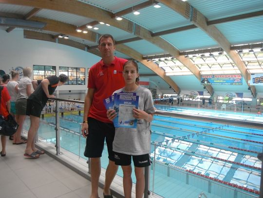 Kwidzynianka na podium - w stylu motylkowym