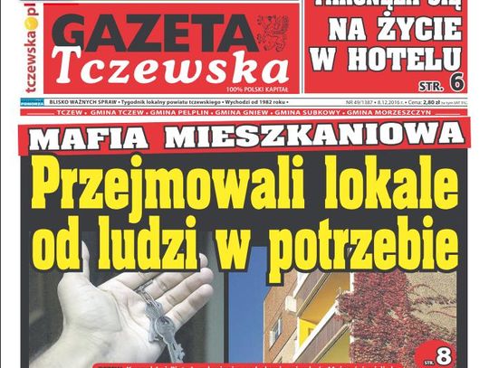 Mafia mieszkaniowa także w Tczewie. Jak przejmowali lokale? Czytaj GT