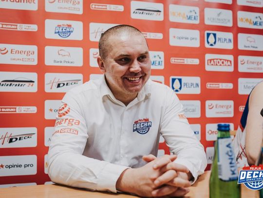Marcin Radomski przestaje być trenerem Decki Pelplin. W kolejnym sezonie już go nie zobaczymy...