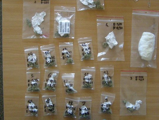 Marihuana w srebrnej folii