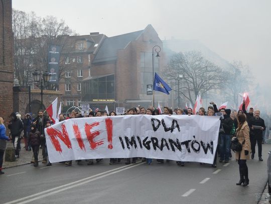 Marsz "Nie! dla imigrantów" w Gdańsku 