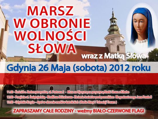Marsz w obronie wolności słowa