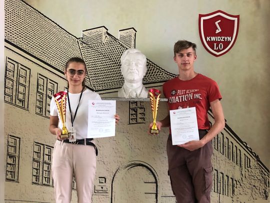 Martyna Budzich i Kamil Szych finalistami ogólnopolskiej olimpiady