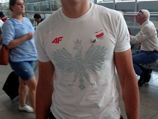 Mateusz Biskup pozdrawia z Rio!