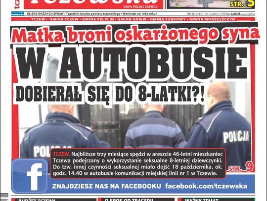 Matka broni oskarżonego o pedofilię syną! Czytaj w GT!