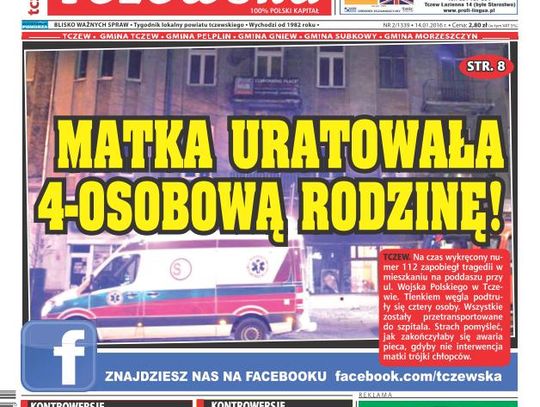 Matka uratowała 4-osobową rodzinę. Czytaj nowy numer GT!