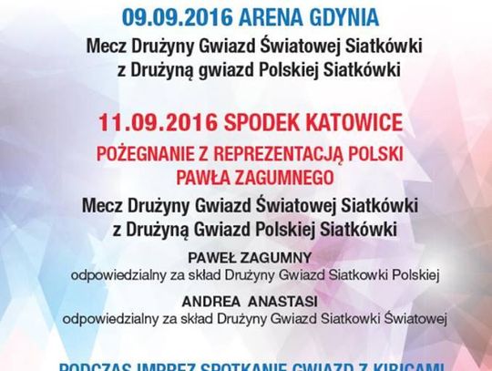 Mecz Drużyny Gwiazd Światowej i Polskiej Siatkówki