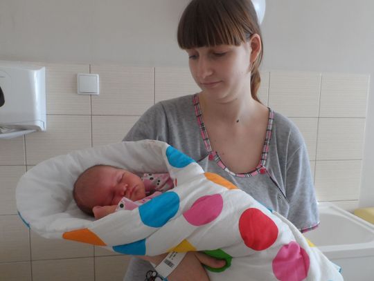 Michalinka - pierwsze noworoczne dziecko z powiatu starogardzkiego