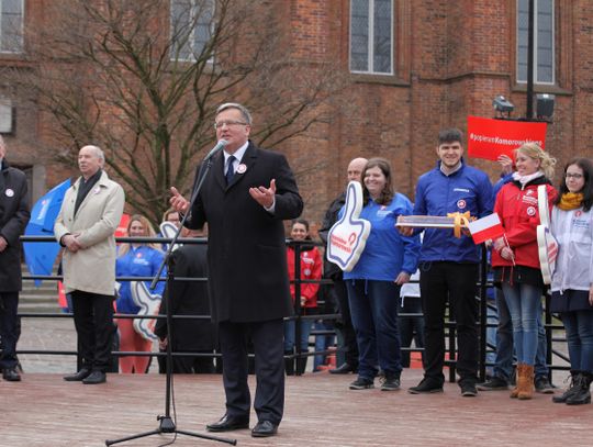 Mieszkańcy postawili na Komorowskiego