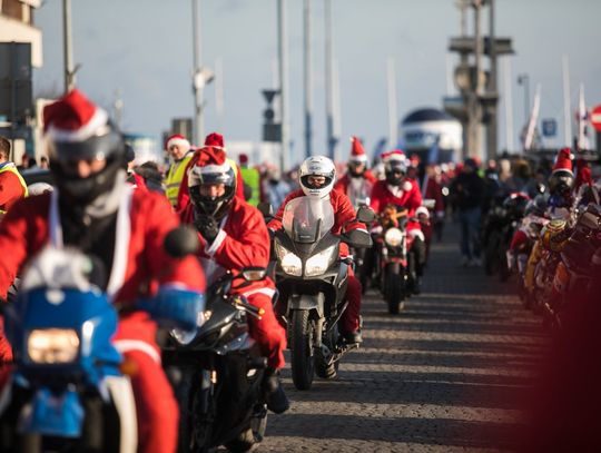 Mikołaje na motocyklach w Gdyni
