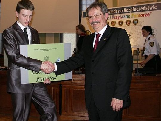 Miłosz Kowalski z Kwidzyna zdobył I miejsce i indeks do GWSH!