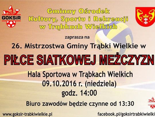 Mistrzostwa gminy w piłce siatkowej mężczyzn