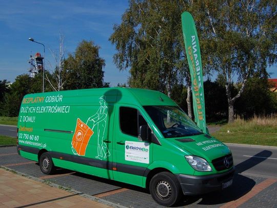 Mobilny punkt zbierania elektrośmieci w Gdańsku