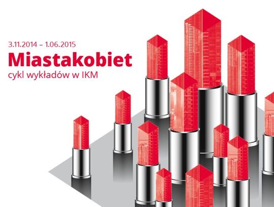 Modna pani w modernistycznym mieście