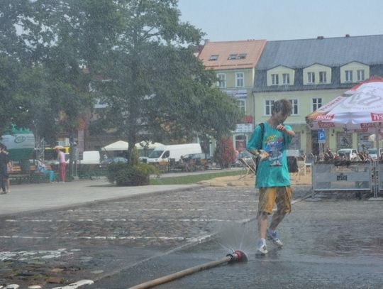 Mokra niespodzianka dla mieszkańców stolicy Kociewia!