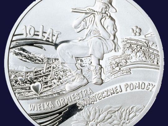 Monety NBP wspierają WOŚP