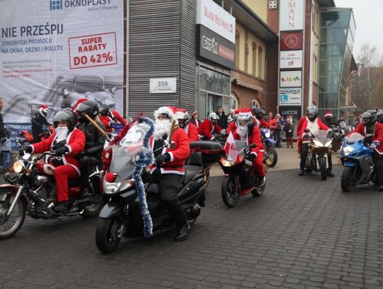Motomikołaje wspierali potrzebujących