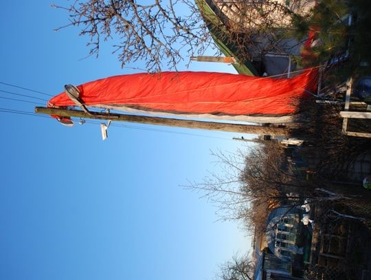 Na motolotni zahaczył o linię wysokiego napięcia