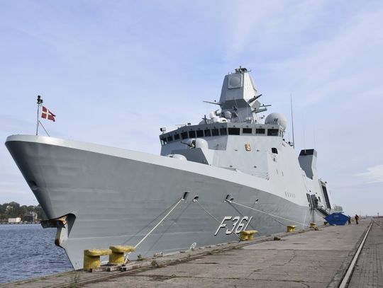 Najnowocześniejsza duńska fregata odwiedziła Gdynię