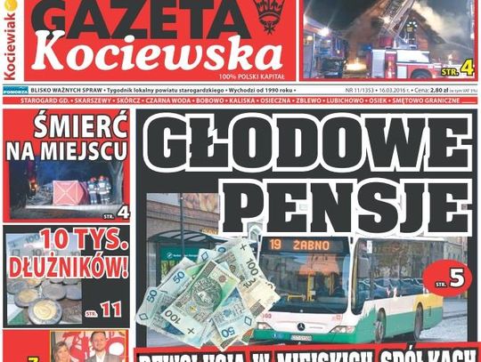 Najnowsza Gazeta Kociewska już w kioskach!