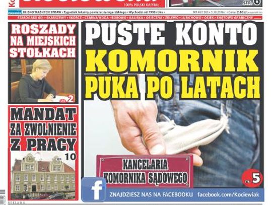 Najnowsza Gazeta Kociewska już w kioskach!