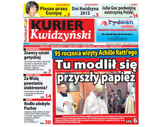 Najnowszy Kurier Kwidzyński już w kioskach!