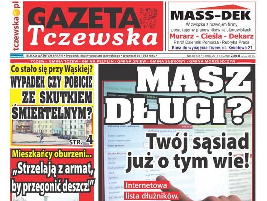 Najnowszy numer Gazety Tczewskiej już w kiosku!