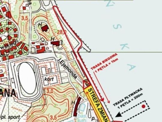 Najpierw  wodzie, potem na przełaj - gdyński aquathlon