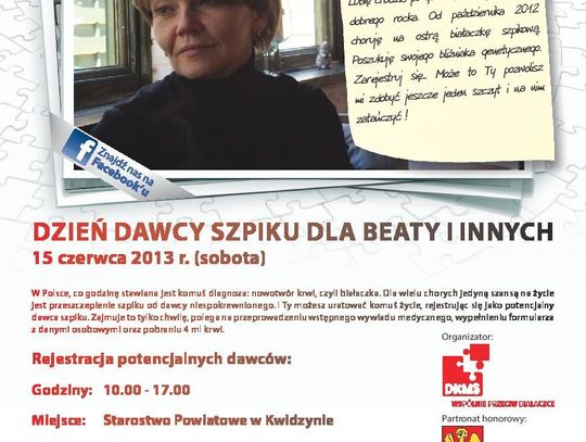 Nauczycielka z SP 6 walczy z białaczką – możesz jej pomóc!