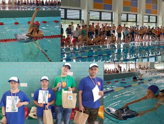 Niepełnosprawni z Tczewa na zawodach pływackich w Gdańsku Orunia